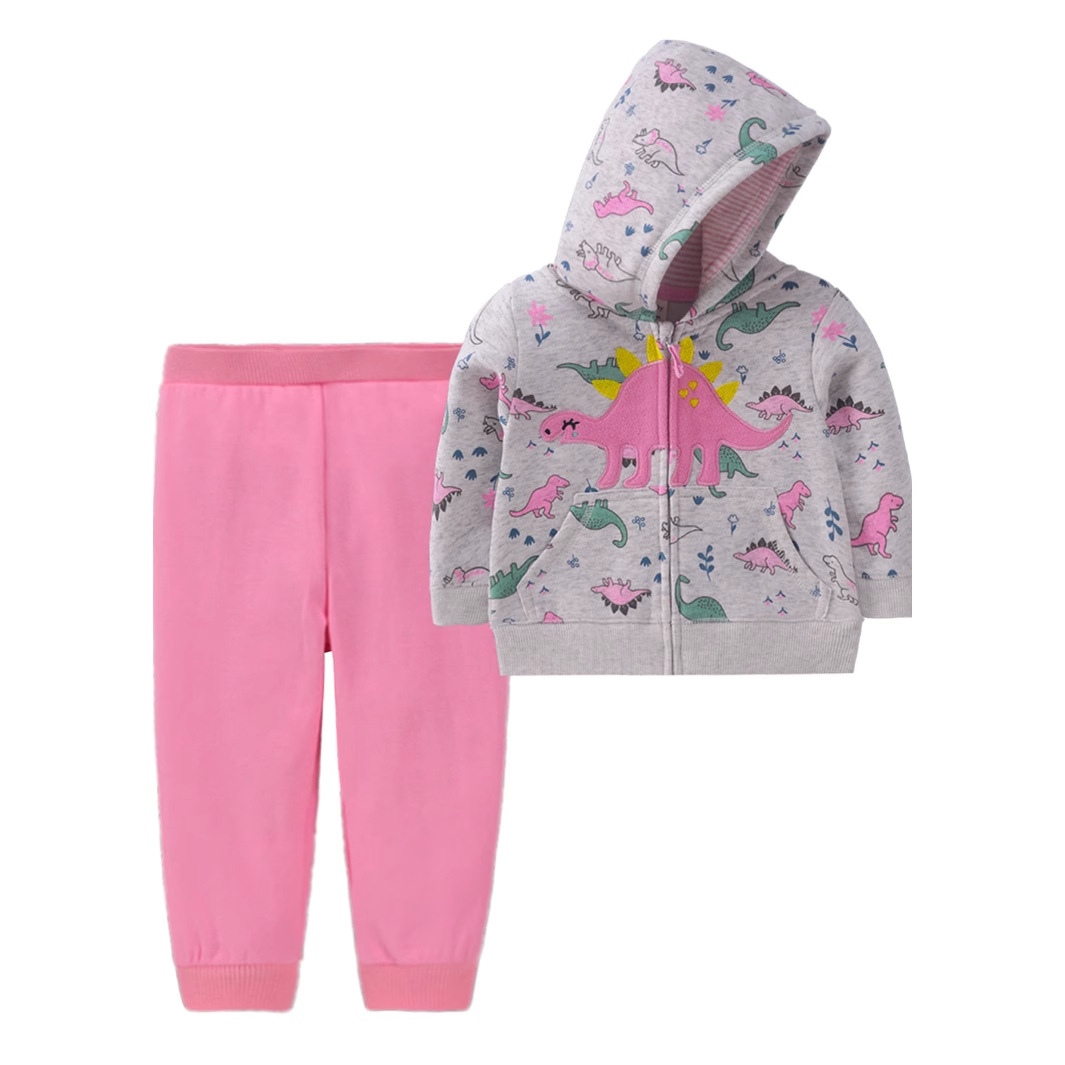 Comercio exterior europeo y americano ropa para niños primavera y otoño material de suéter de dos piezas para niños suéter con capucha ropa para bebés ropa para niños al por mayor