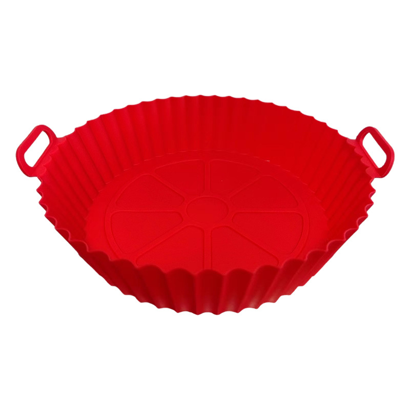일반형 [70g 원형 실리콘 베이킹 팬] 20*17.5*5cm 레드