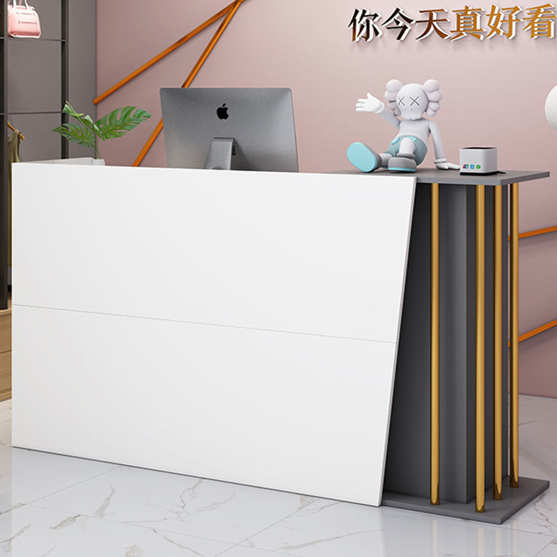 Barber Shop Cashier couture small-scale counter Beauty salons Reception The reception desk European style modern Bar counter