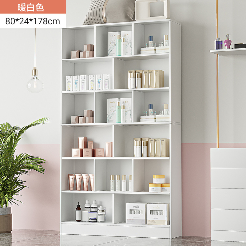 Cosméticos vitrina simple salón de belleza producto vitrina estante manicura peluquería vitrina materno e infantil tienda contenedor