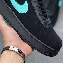 莆田工厂直供外贸 AF1蒂芙尼纯白纯黑外贸休闲校园板鞋男女情侣鞋