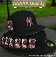 跨境新款棒球帽字母刺绣嘻哈帽尺寸帽时尚帽子Fitted cap G-1