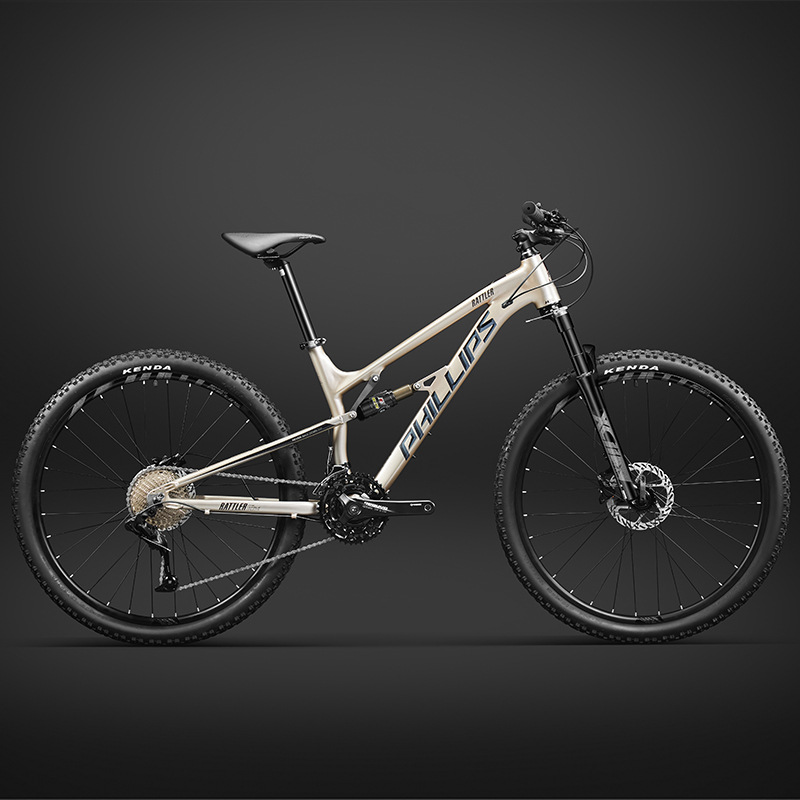 Philip Soft Tail Mountain Bike Youth Oil Disc Dual Shock Absorber Variable Speed ​​Adult Men's Women's Bicycle