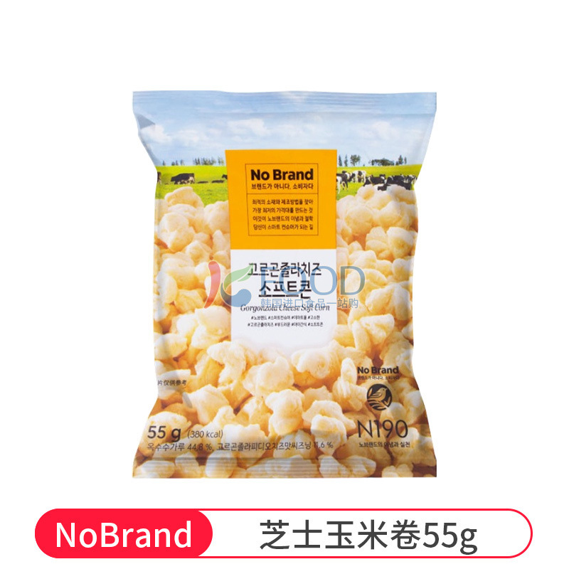 韩国NoBrand芝士玉米卷诺倍得冈古佐拉玉米条巧克力味爆米花零食|undefined