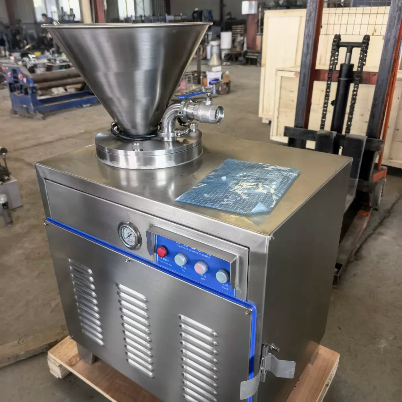 灌香肠机器全自动全套设备 不锈钢电动灌腊肠机火腿肠加工机器