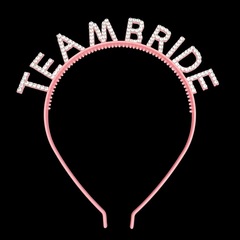TEAM BRIDE字母发箍伴娘TEAMBRIDE发箍字母皇冠跨境爆款外贸款