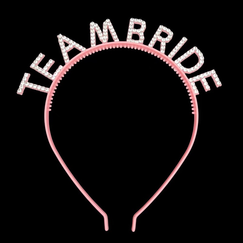 TEAM BRIDE字母发箍伴娘TEAMBRIDE发箍字母皇冠跨境爆款外贸款|undefined