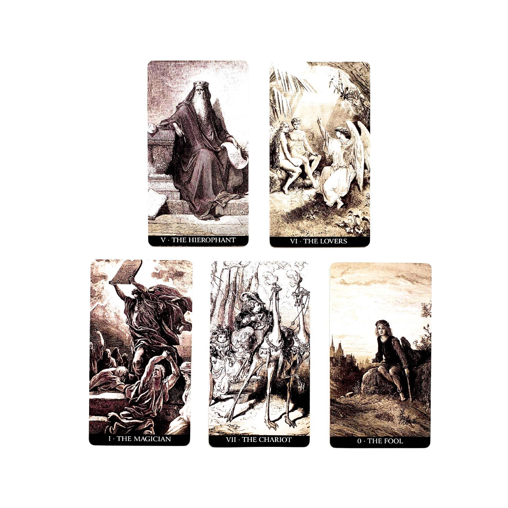 Karty do tarota gustave dore angielska gra imprezowa_voghion.com