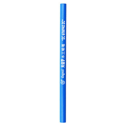 Elongated woodworkers' pencil with thick core, flat tip, high hardness, not easy to break, marking and drawing pencil, large size woodworking pencil