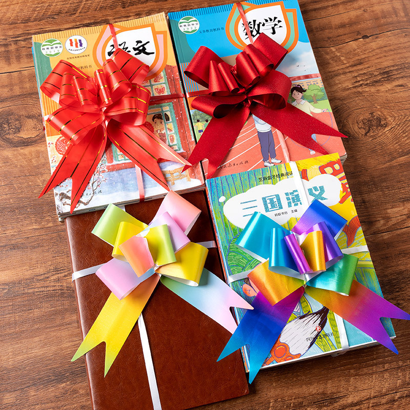 Primary School Opening Ceremony Sense Bow Large Latte Art Ribbon Classroom Desk Class Layout Decoration Tied Book Ribbon Primary School Opening Ceremony Sense Bow Large Latte Art Ribbon Classroom Desk Class Layout Decoration Tied Book Ribbon