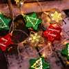 Christmas Lantern Lantern Santa Santa Elk String Snowman Star Festival Decoration Christmas Light String