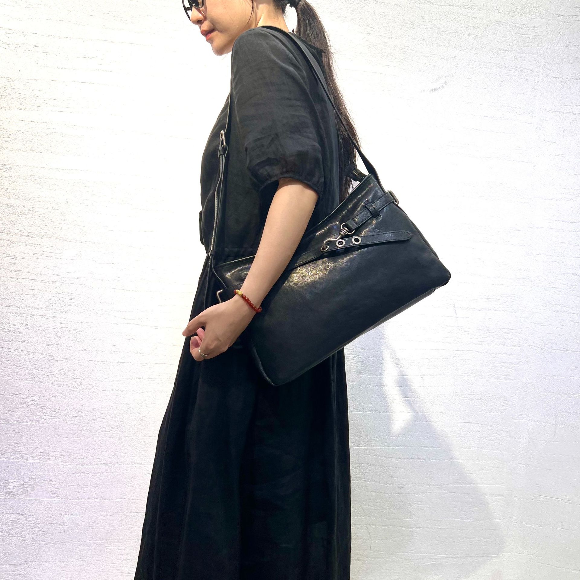 新款贵妇包真皮女包植鞣皮水晶牛皮单肩斜挎时尚女式方包托特包