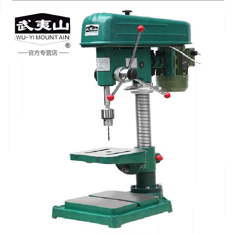 Fuzhou University of Technology Wuyishan platform drilling drilling machine 16mm Buddhist bead processing rotary hole five-speed speed regulation Z4116/2 5