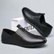 Summer Leather Shoes Men's Shoes Soft Sole Men's Business Casual Shoes Slip-on Baita Wear-resistant Pea Shoes White Shoes
