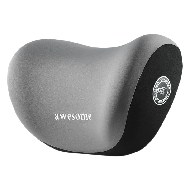Индивидуальный логотип Автомобильный подголовник подушка для шеи Автомобильная поддержка талии пена памяти Автомобильный подголовник логотип источник завод