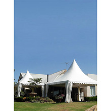 廣告蓬房婚慶遮陽篷尖錐形拆裝歐式帳篷活動展覽白色展銷頂篷帳篷