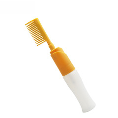 80ml焗油染髮瓶 帶梳齒美發染髮瓶 帶刻度染色瓶按壓染髮梳子批發