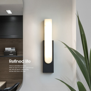 Nordic marble wall lamp living room bedroom stair aisle balcony wall lamp minimalist hotel homestay bedside lamp wall lamp