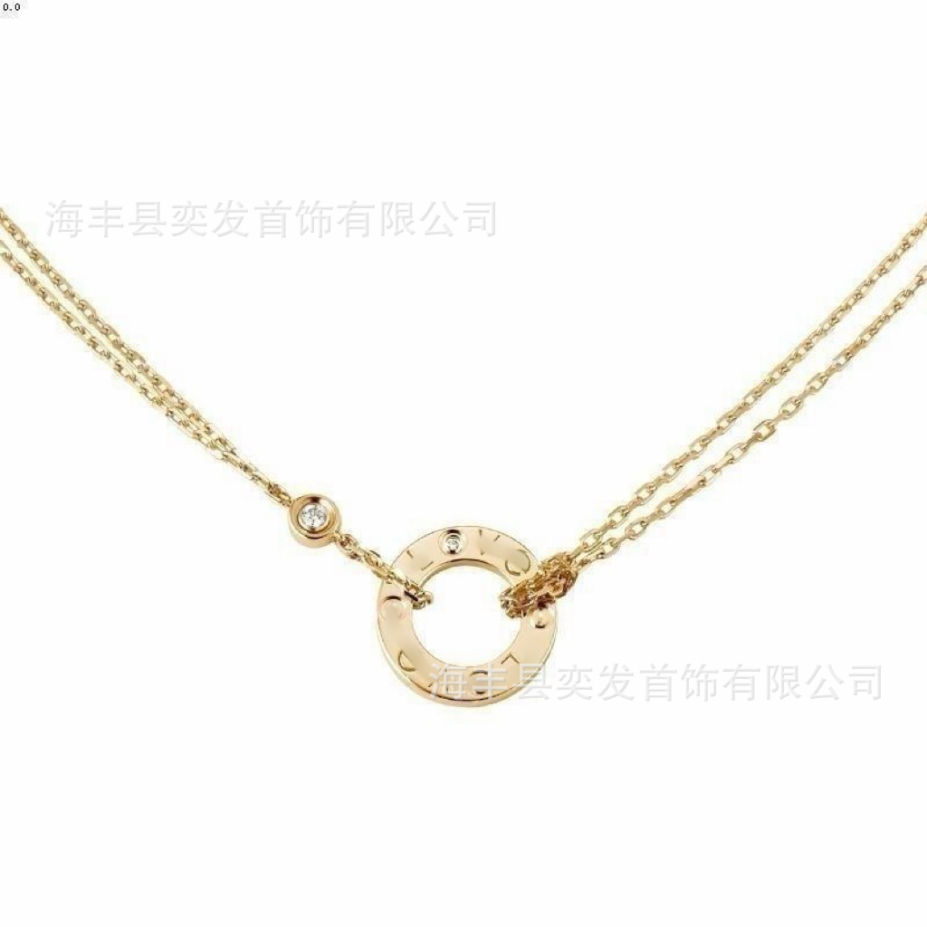 Cartier Love Necklace Gold Diamond Gold
