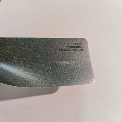 matte finish car wrap, satin | Auto Color Change Film - tpu-matte-laser-gray-15215m