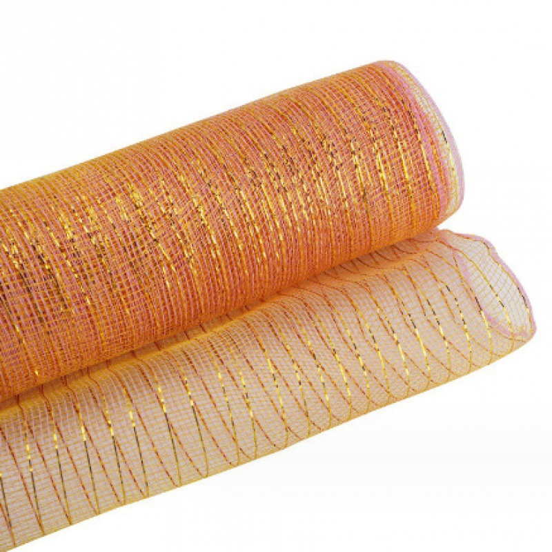 라이트 수박 레드 PP+옐로우 PP+글리터 실크*직경 9cm*26cm 10야드/롤 준비 재고