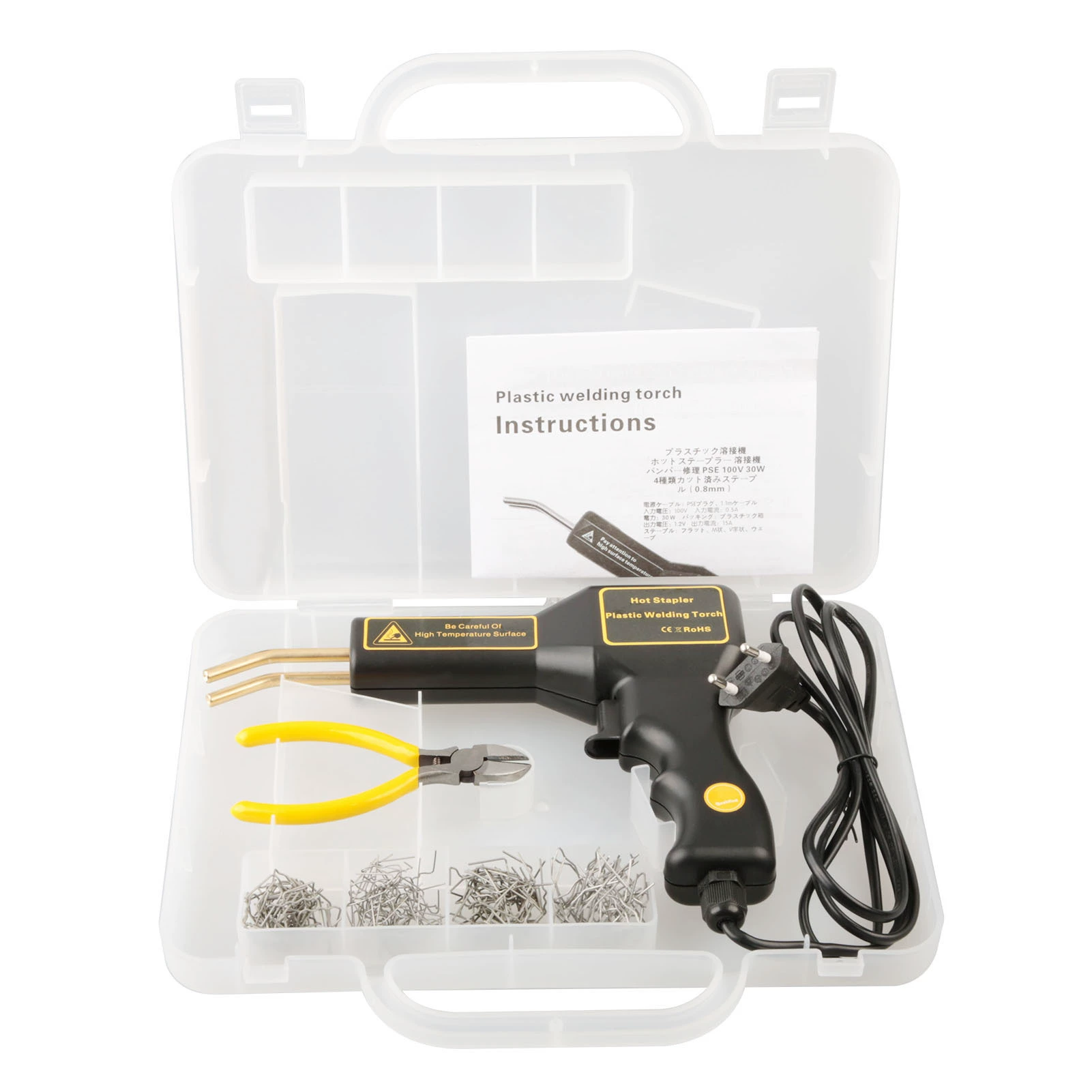 Автомобильный пластиковый бампер инструмент пластиковые детали сварочный термоплавкий сварщик сварочный бампер пакет для ремонта столкновения производителя