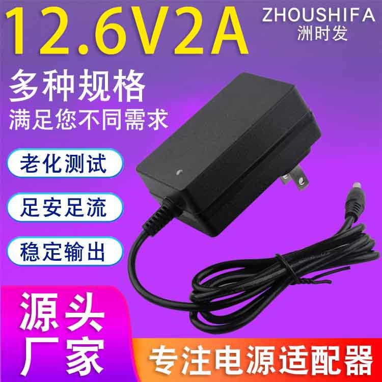 12.6V2A リチウム電池パック充電器 11.1V12V 3 シリーズ 18650 リチウム電池ポリマー充電器|undefined