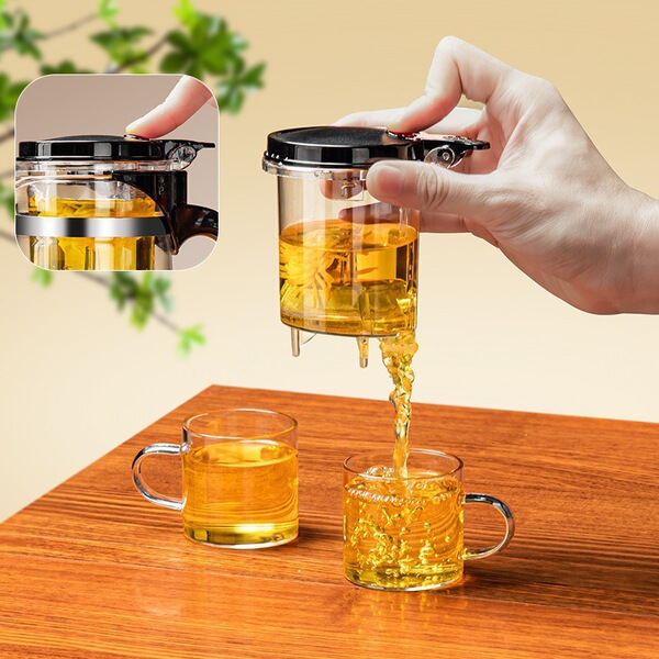 Glass teapot