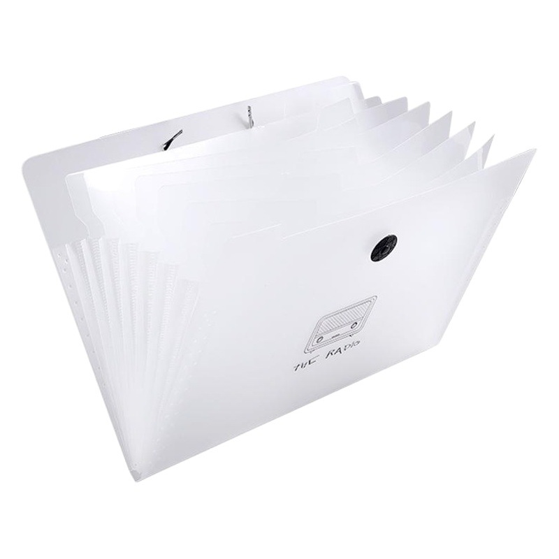 A4 multi-capa carpeta estudiante prueba papel transparente dibujos animados órgano bolsa negocio oficina archivo carpeta papelería almacenamiento artefacto