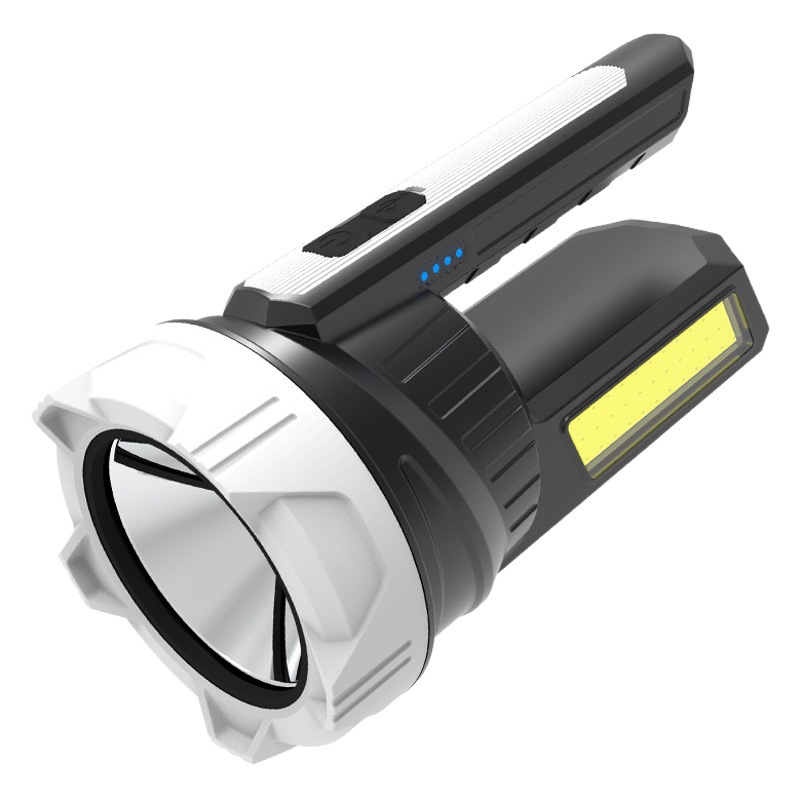 Linterna fuerte luz recargable súper brillante al aire libre de largo alcance patrulla portátil reflector solar iluminación de emergencia lámpara de minero image 1