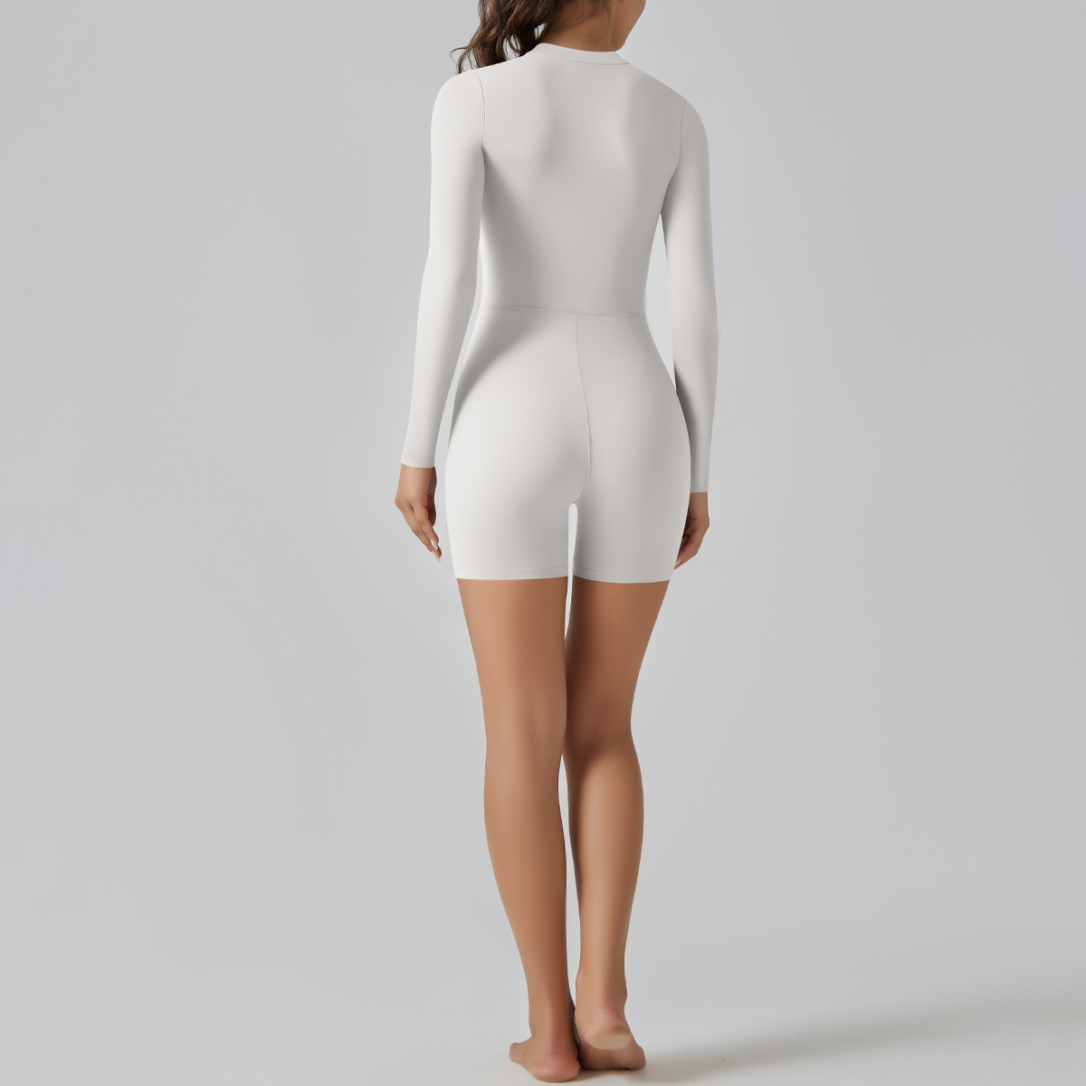 206g Weight Long Sleeve Sleeve Length Nylon, Cotton Blend Fabric Type Regular Top Length Rompers Pants Type Fitness, Running, Sports Occasion Round Neck Neckline Solid Color Pattern Simple Style, Sport Style Style Simple Style Sport Style Solid Color Nylon Cotton Blend Round Neck Tracksuit Rompers 8