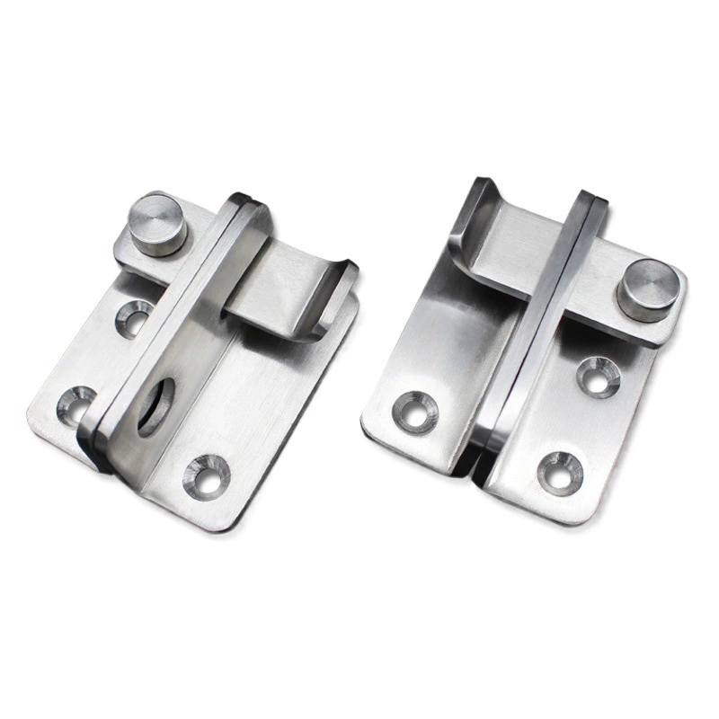 Замок для двери из нержавеющей стали, замок для ящика без сверления, защелка для шкафа с отверстием для ключа, защитный замок от кражи, усиленный.