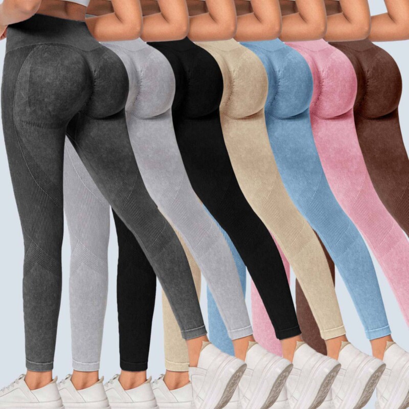 High-Waisted Seamless Yoga Pants for Women, Tight-Fitting, Butt-Lifting, Letter Print, Peach-Shaped Butt, Sports Fitness Pants, Matte Texture, Three-Dimensional Cut High-Waisted Seamless Yoga Pants for Women, Tight-Fitting, Butt-Lifting, Letter Print, Peach-Shaped Butt, Sports Fitness Pants, Matte Texture, Three-Dimensional Cut