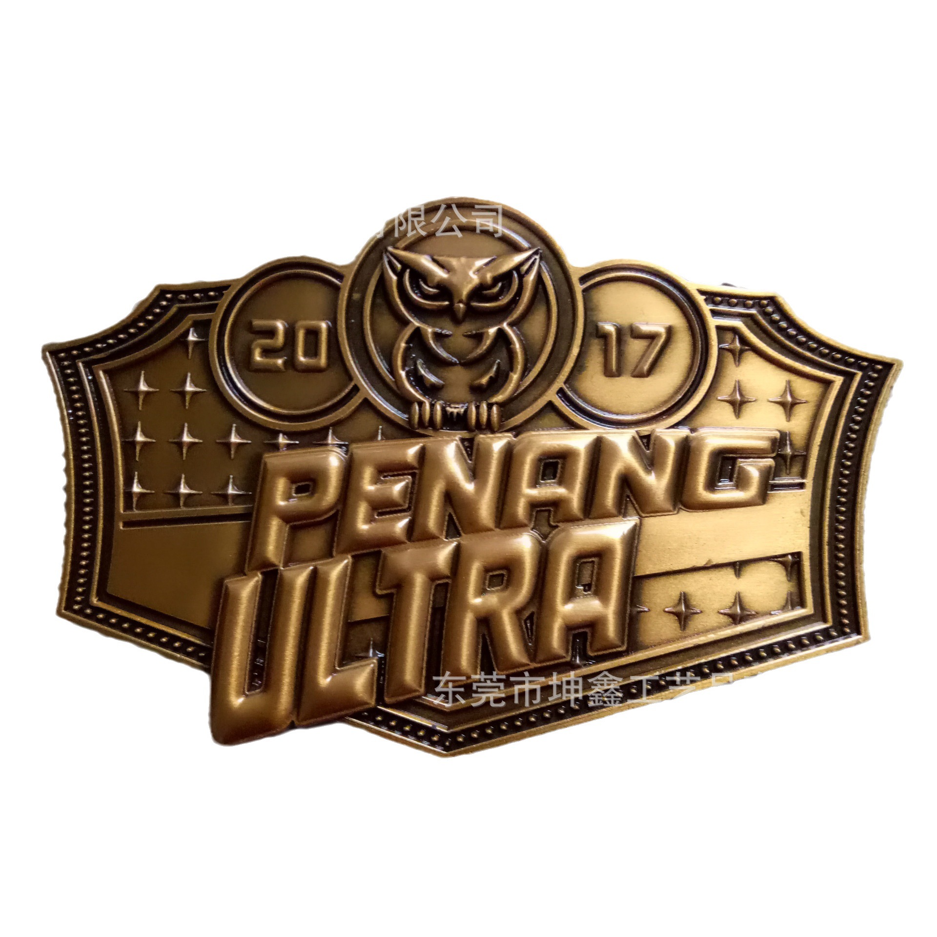 凸起LOGO锌合金标牌家具五金喷漆牌子礼盒商标牌牌制作厂家