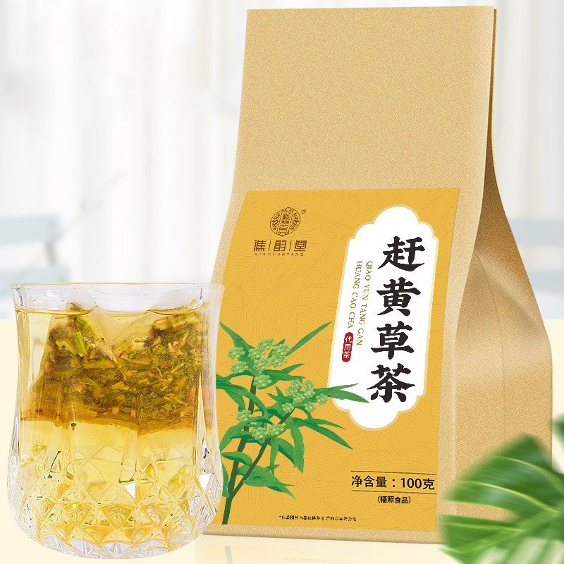 谯韵堂 赶黄草茶100g袋泡茶 独立小包赶黄草干黄草茶包