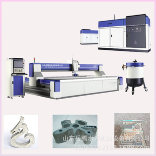Multi-functional water jet cutting machine has a wide range of processing. One-time forming does not require secondary operation. CNC water cutting machine