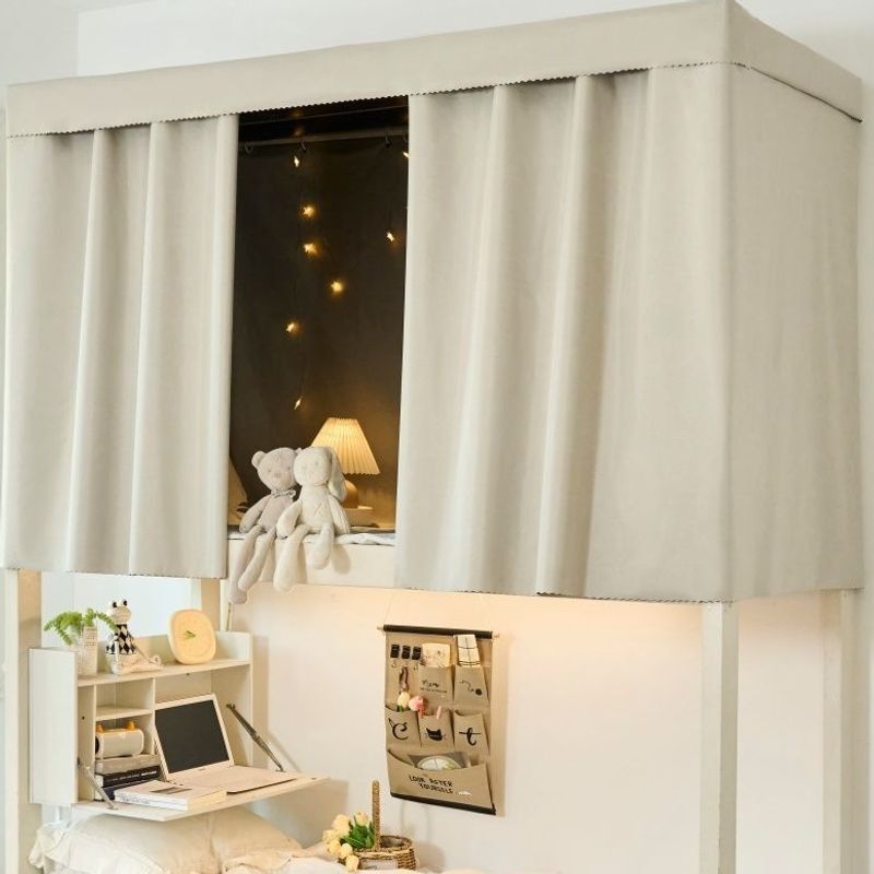 Blackout student bed curtain for lower bunk dormitory, blackout fabric for dormitory, thickened bracket for upper bunk, ultra-thick bed curtain, simple bed surround Blackout student bed curtain for lower bunk dormitory, blackout fabric for dormitory, thickened bracket for upper bunk, ultra-thick bed curtain, simple bed surround