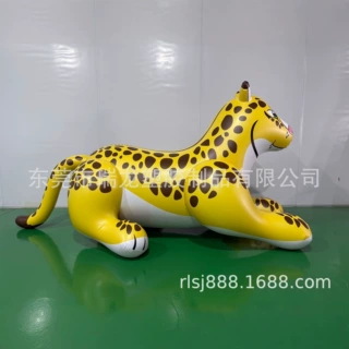 东莞电压工厂定制充气豹子动物  充气大型豹子坐骑  可定制LOGO