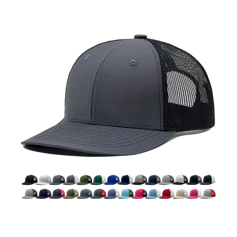 Summer Sun Protection High Quality Richardson 112 Mesh Cap Custom Trucker Hat Embroidered Logo Baseball Cap