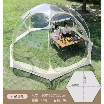 Avtomobil dam çadırları Starry Sky Tent Portable Quick - thickened-3m-gold-sand-starry-sky-tent-4-6-people-2-12-people