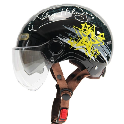 Motosiklet kaskı (dəbilqə) sun protection half helmet, all-season