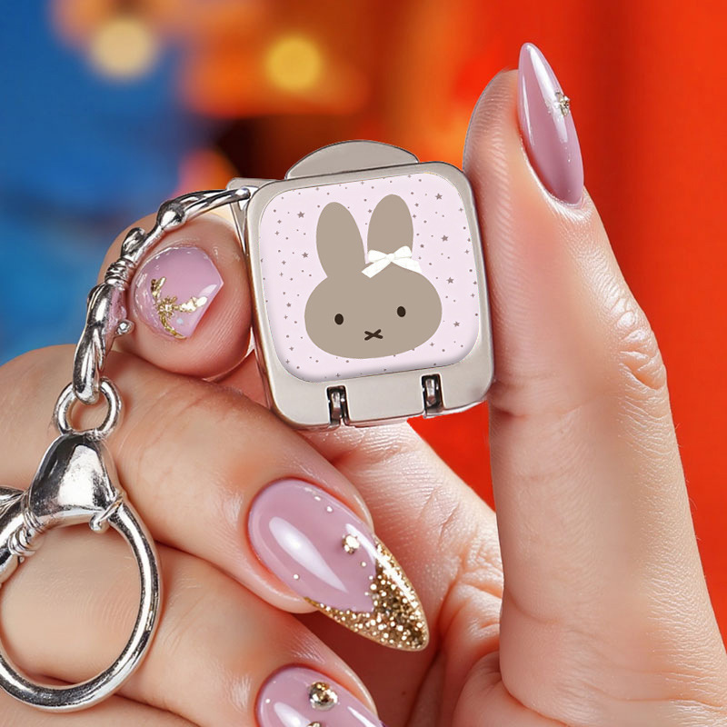 Miffy Rabbit's new nail clippers are compact, portable, foldable, and come with a keychain. They are mini, cartoonish, and cute, with a square shape Miffy Rabbit's new nail clippers are compact, portable, foldable, and come with a keychain. They are mini, cartoonish, and cute, with a square shape