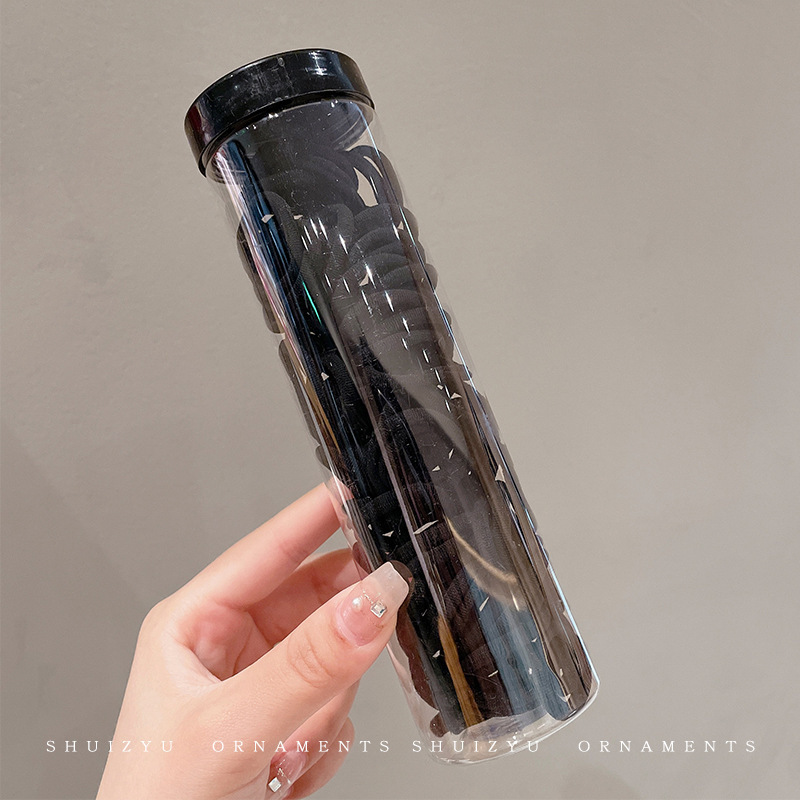 Caricatura encantadora anillo de pelo pulgar no daña el cabello de los niños correa de correa pequeña cuerda de cabello para niñas cuerda de cabello