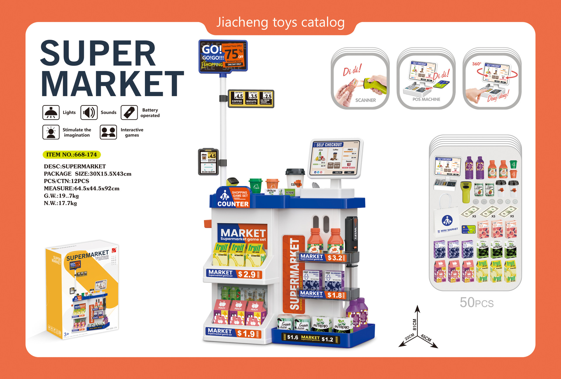 Transfronterizos niños simulación de agua supermercado mesa de venta bolsa de compras conjunto de escaneo tarjeta deslizante caja registradora juguetes de supermercado