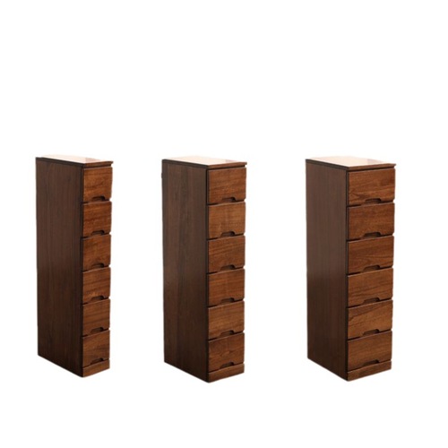 Solid wood gap storage cabinet wooden drawer-type bedroom cupboard simple narrow cabinet gap cabinet bedside table