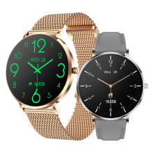 T8 pro智能手表超薄1.36inch蓝牙通话真心率AMOLED屏女性健康手表