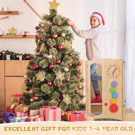 木质学习塔儿童台阶踩脚凳宝宝洗漱台登高凳台阶垫洗手凳家庭版