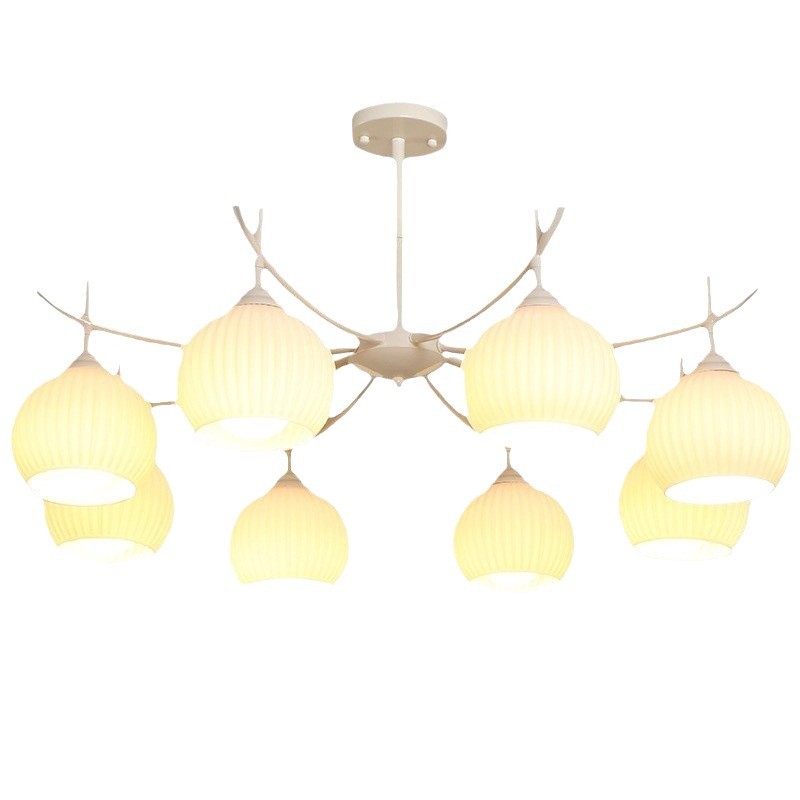 Lámpara de la sala de estar personalidad creativa calabaza cálida romántica lámpara de comedor estilo pastoral francés lámpara de habitación de niña lámpara de dormitorio