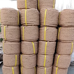 現物直供22mm装飾紐黄麻縄手織り補助材料DIYレトロ猫登り架抜河縄