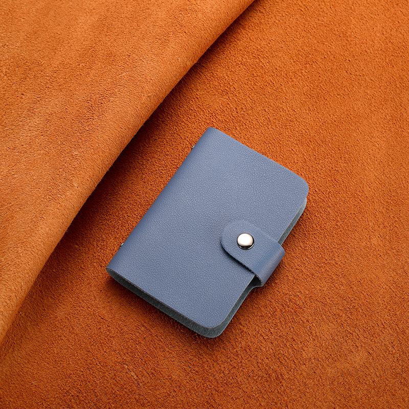クロスボーダー起爆純色高颜値オルガンカードバッグ小型男性カードバッグ小銭入れ一体証明書収納